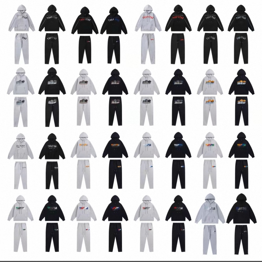 Black and White Tracksuit Set